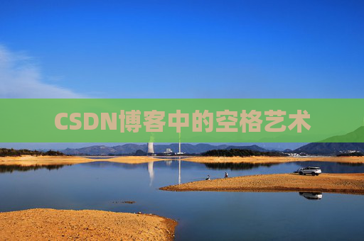 CSDN博客中的空格艺术